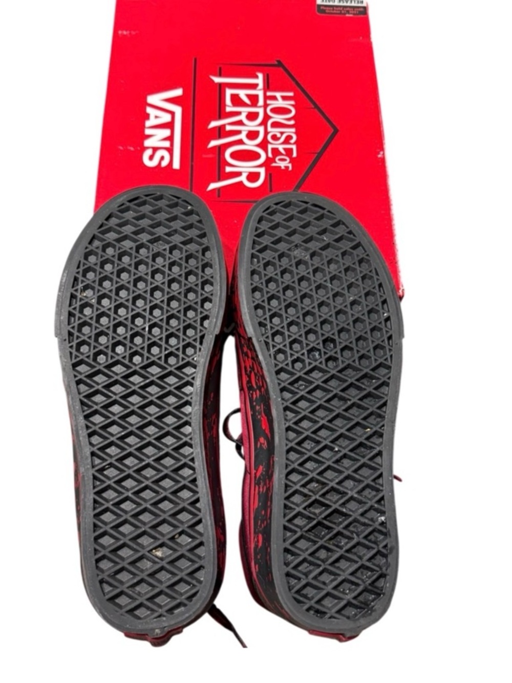 Vans “Nightmare on Elm Street” High-Top Sneakers with blood splatters! New! - Picture 5 of 13